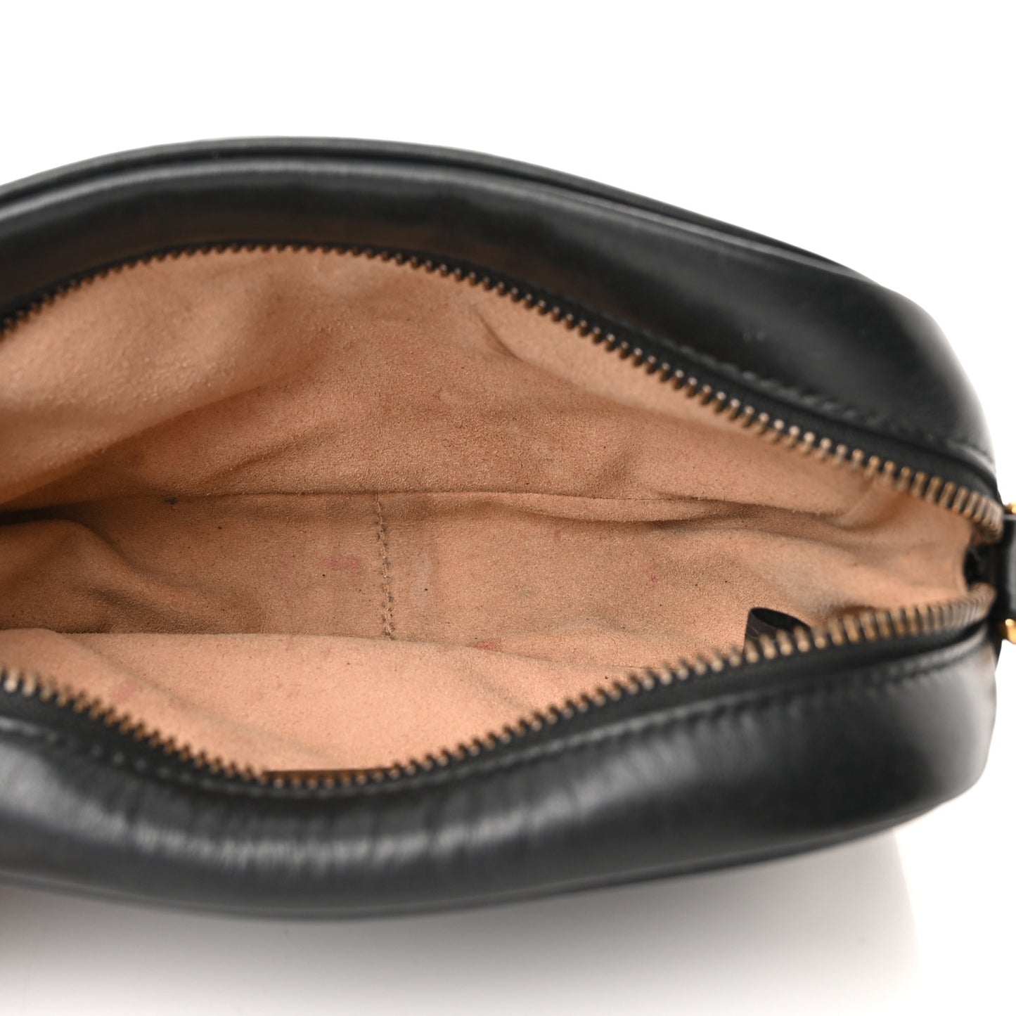 Calfskin Matelasse Mini GG Marmont Chain Shoulder Bag Black