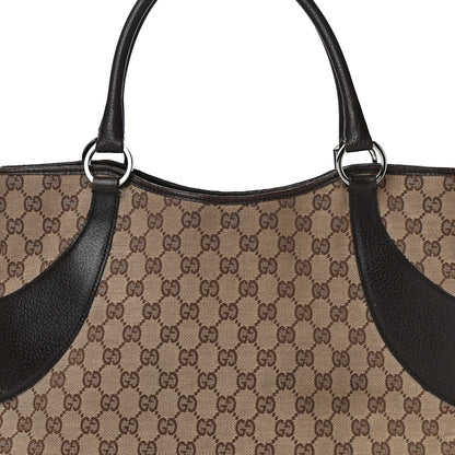 Gucci Monogram Signature Tote Dark Brown 7 of 41