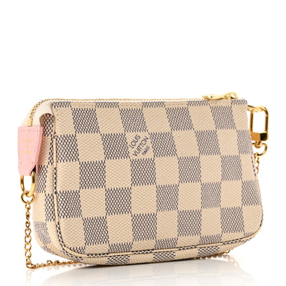 Louis Vuitton Damier Azur 2018 Christmas Animation Mini Pochette Accessories 3 of 7