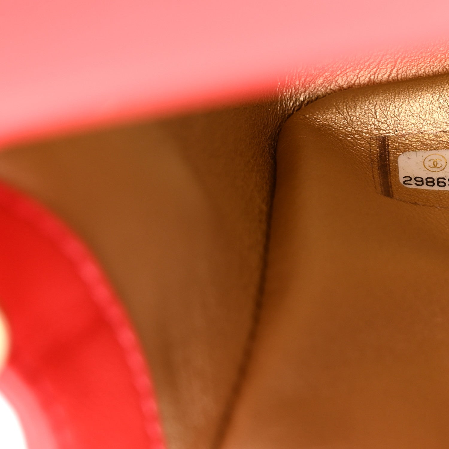 Chanel Lambskin Quilted Mini Pearl Crush Flap Red 7 of 10