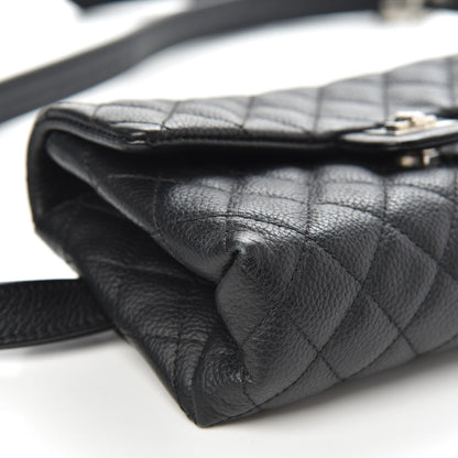 Chanel Grained Calfskin Quilted 2.55 Reissue Flap Belt Bag Clutch Black 8 of 11