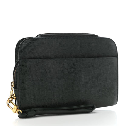 Louis Vuitton Taiga Baikal Pochette Epicea 3 of 11