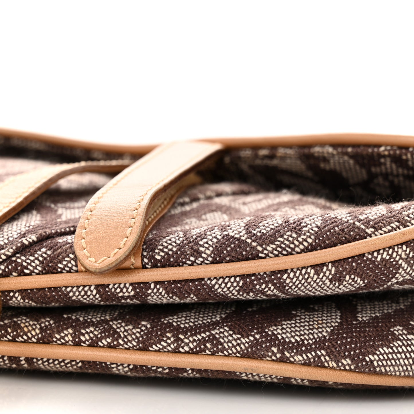 Monogram Saddle Bag Brown