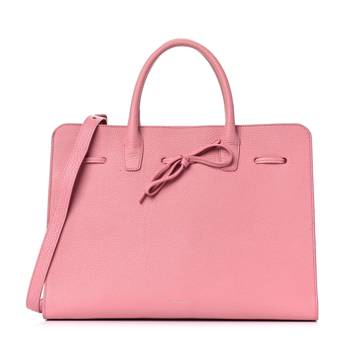 Tumbled Calfskin Large Sun Bag Peony