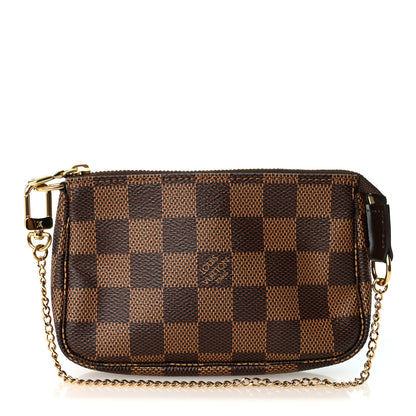 Louis Vuitton Damier Ebene Mini Pochette Accessories 1 of 10