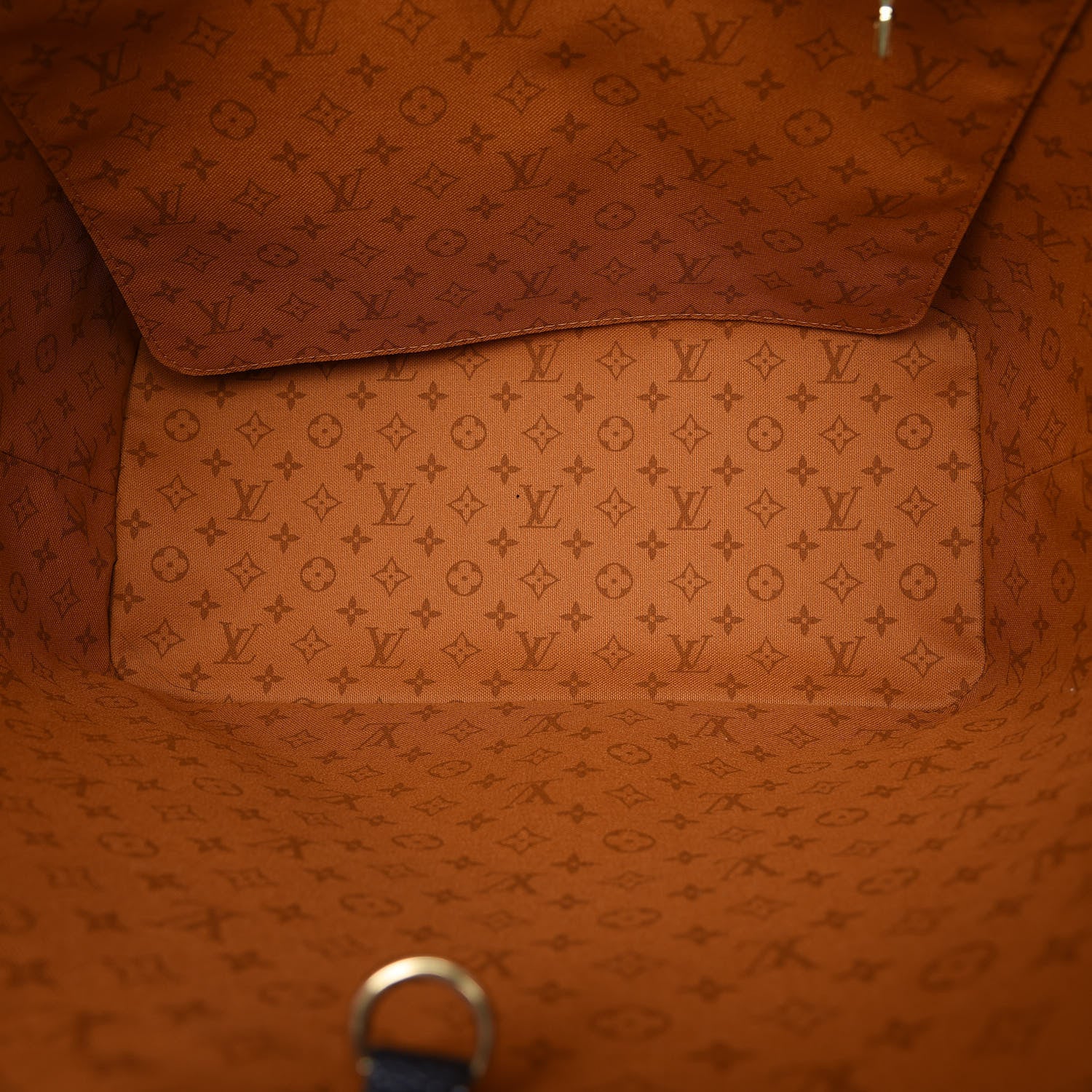 Louis Vuitton Monogram Giant Crafty Neverfull MM Creme Caramel 4 of 8
