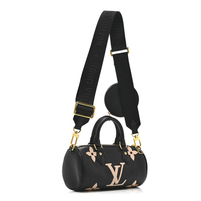 Louis Vuitton Empreinte Monogram Giant Papillon BB Black Beige 4 of 18