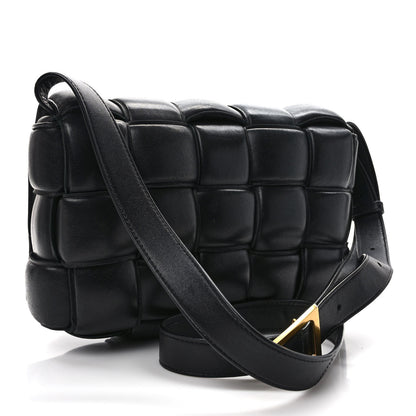 Bottega Veneta Nappa Maxi Intreccio Padded Cassette Crossbody Bag Black 3 of 10