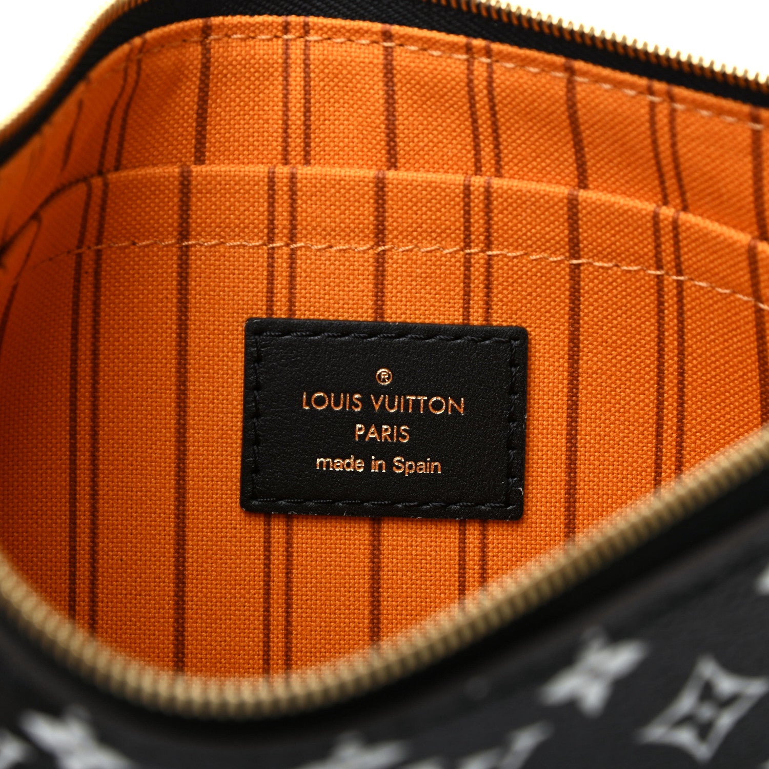 Louis Vuitton Monogram Giant Jungle Neverfull MM GM Pochette Black 6 of 7