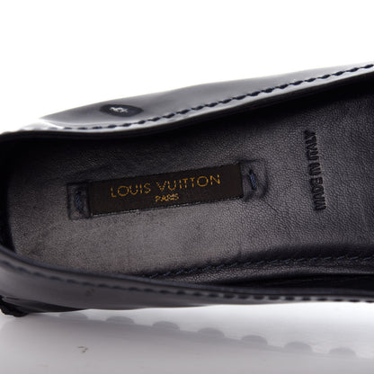 Louis Vuitton Patent Calfskin Oxford Ballerina Flats 39 Black 8 of 10