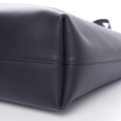 Saint Laurent Calfskin Large Shopping Tote Deep Marine 9 of 11