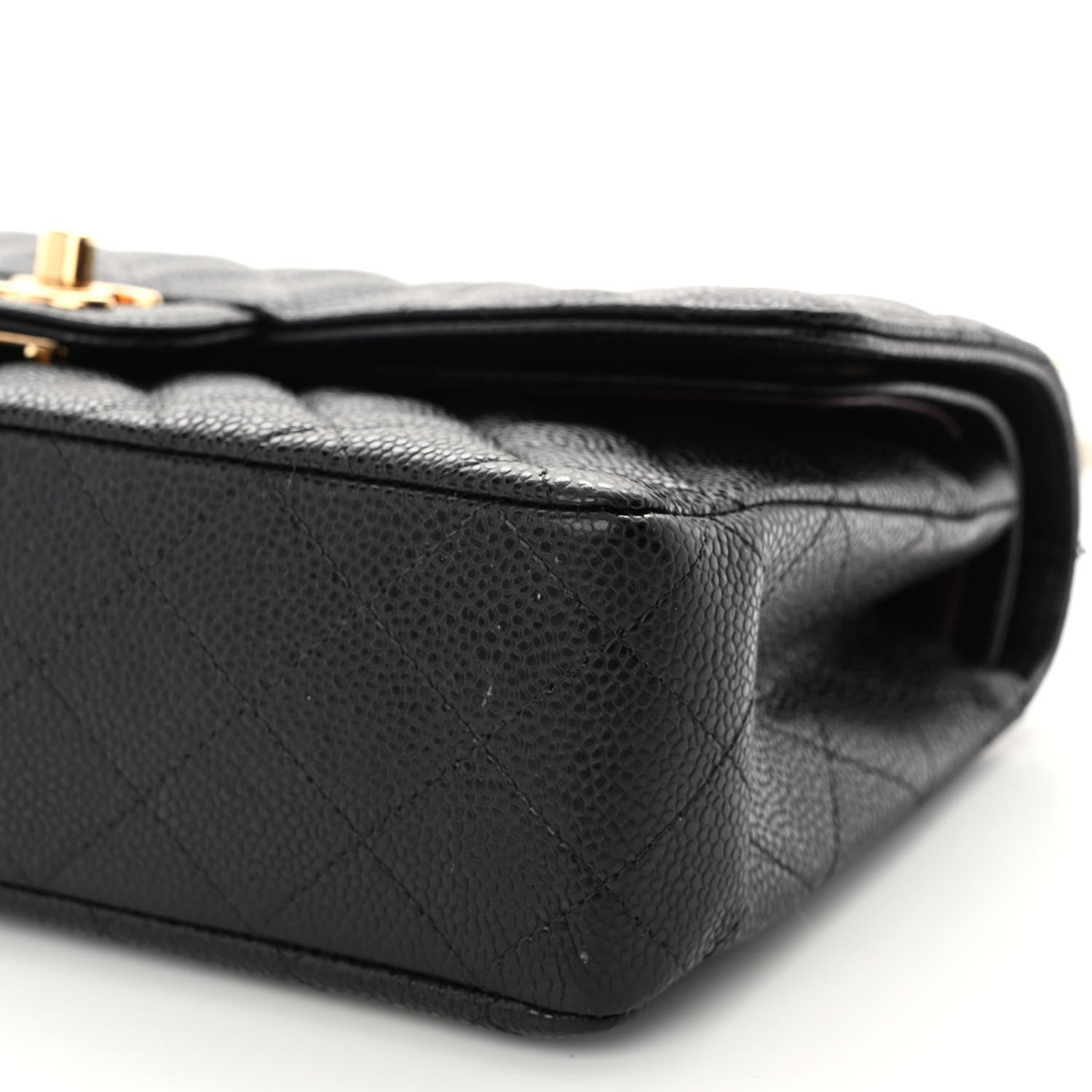 Chanel Caviar Quilted Medium Double Flap Black 10 of 10