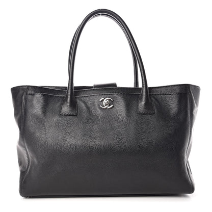 Chanel Calfskin Cerf Executive Shopper Tote Black 1 of 10