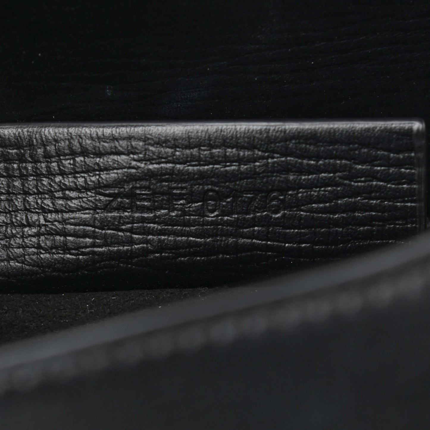 Textured Calfskin Mini Pandora Box Chain Crossbody Bag Black