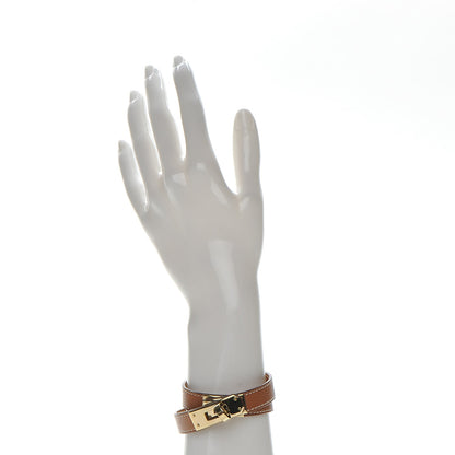 Hermes Swift Kelly Double Tour Bracelet S Gold 2 of 7