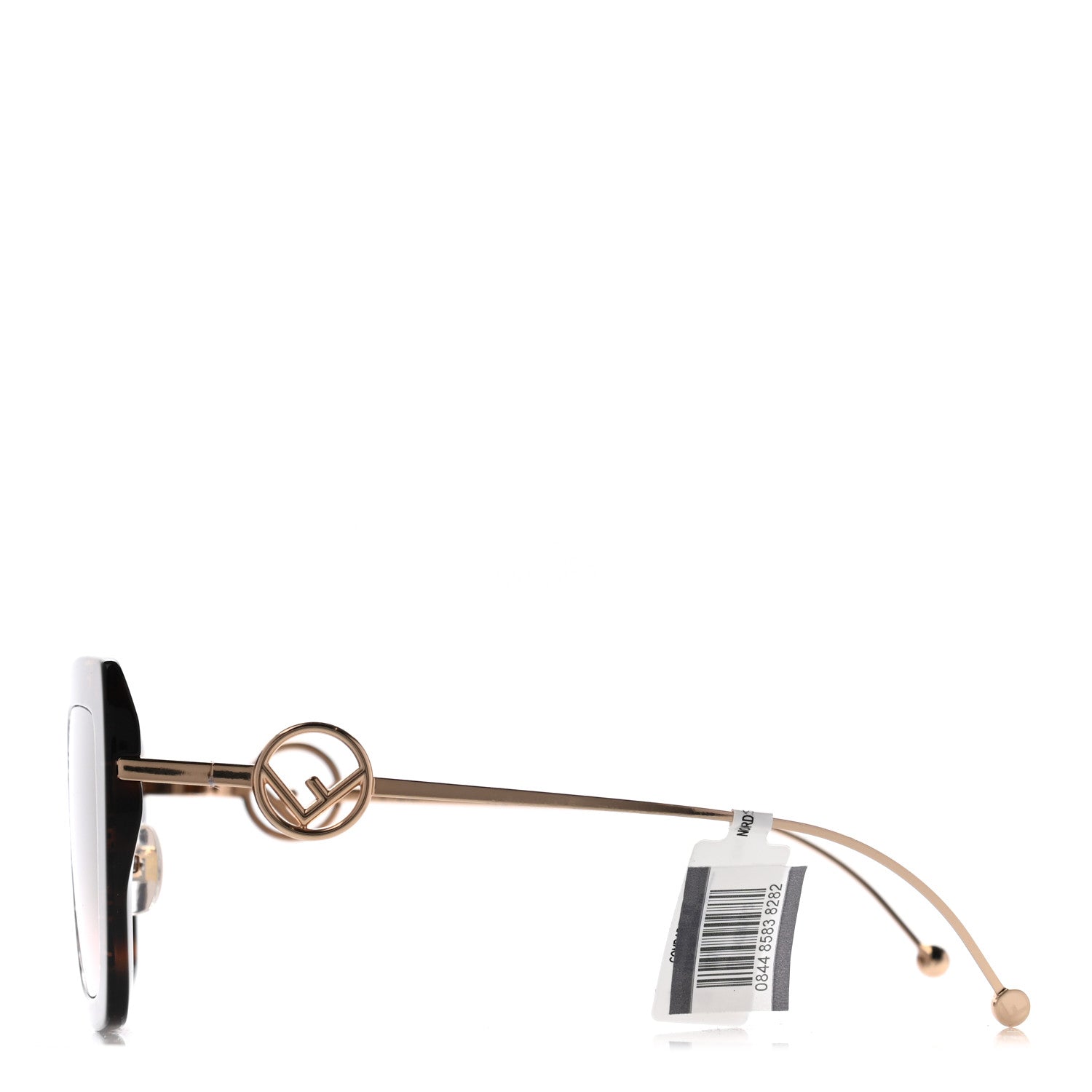 Fendi Acetate Metal F is Fendi FF Square Cat Eye Sunglasses FF 0424/F/S Havana 3 of 7