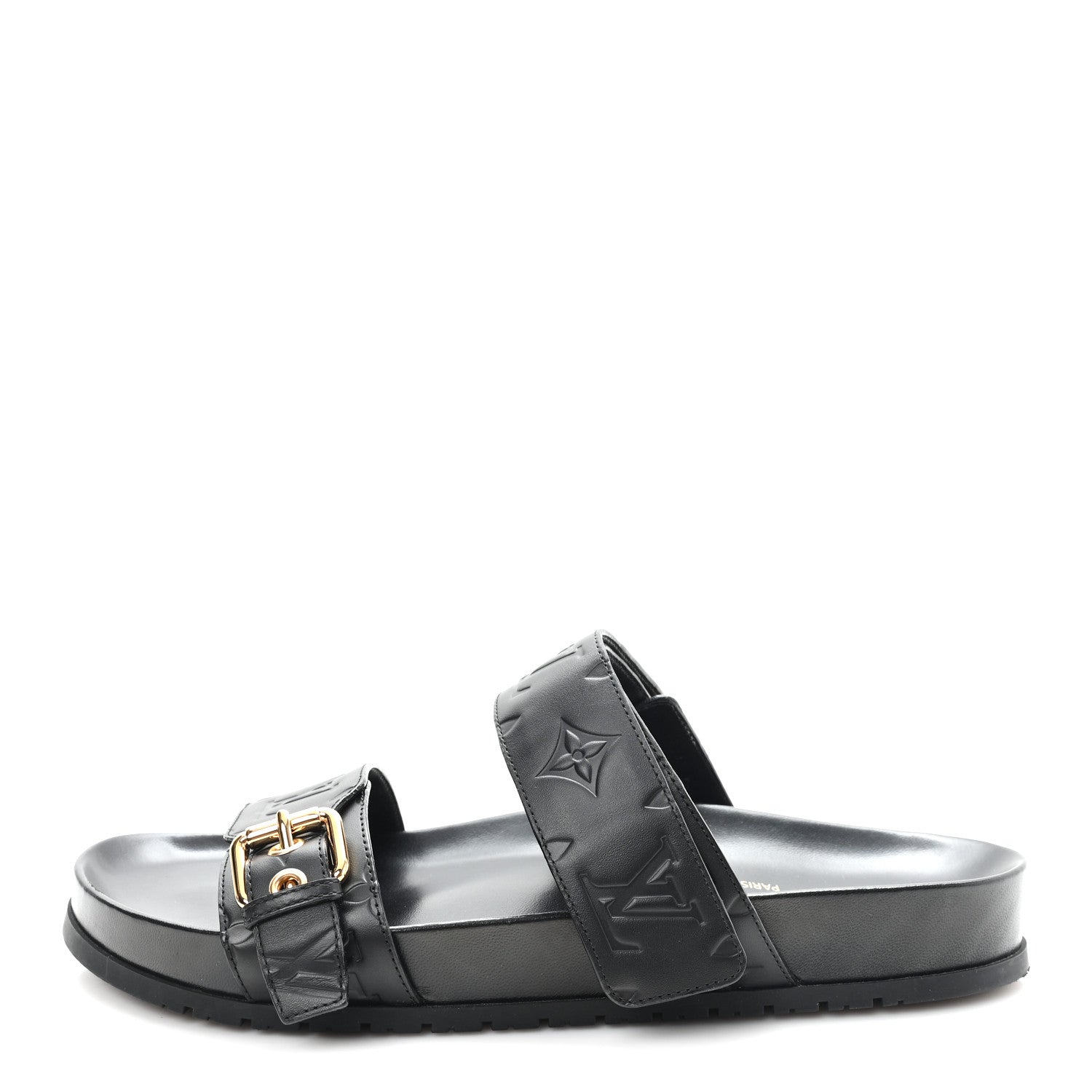 Louis Vuitton Empreinte Bom Dia Mule Sandals 41 Black 1 of 10