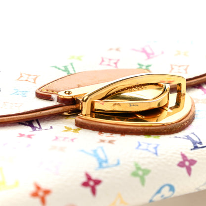 Louis Vuitton Monogram Multicolor Eugenie Wallet White Litchi 7 of 7