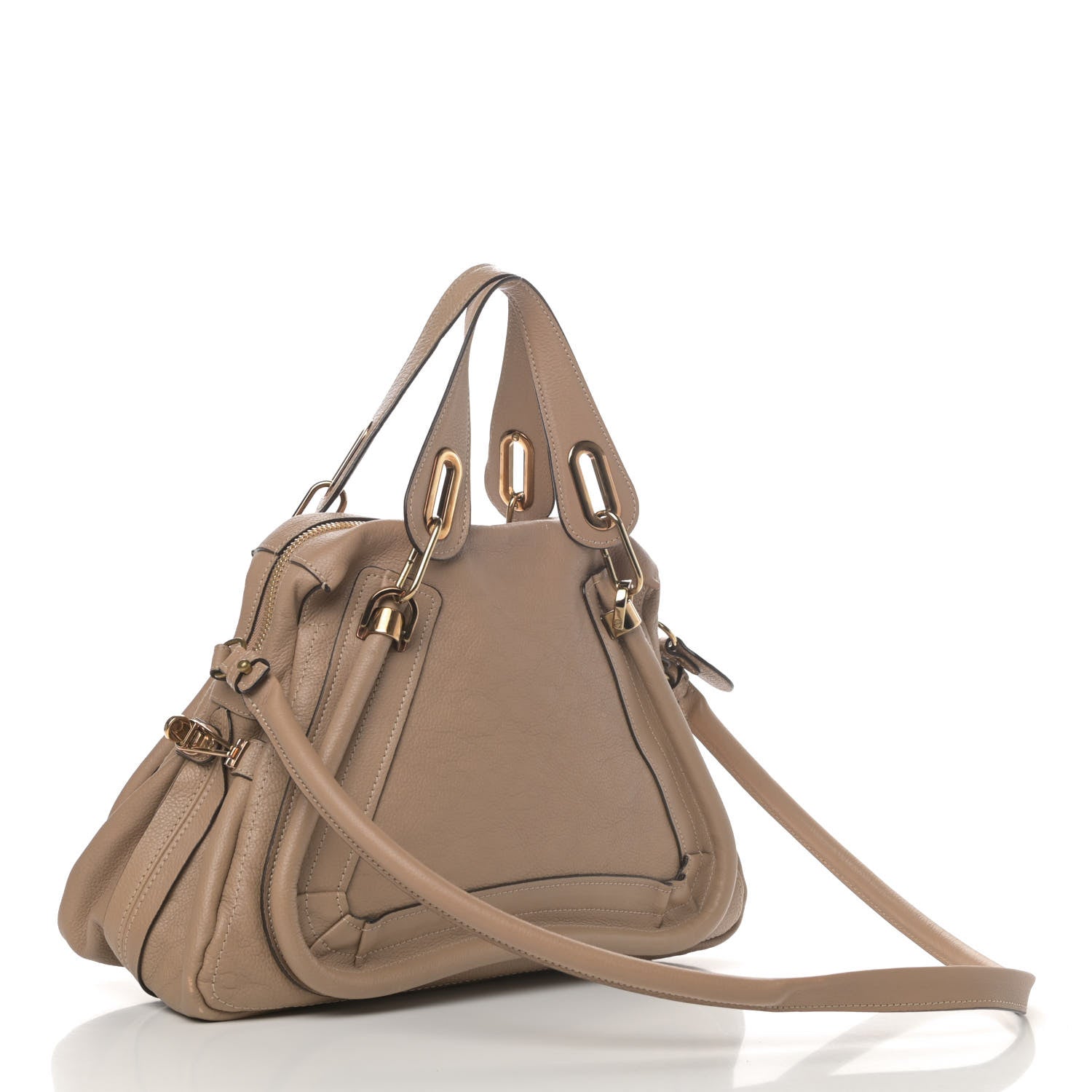 Chloe Calfskin Medium Paraty Beige 2 of 4