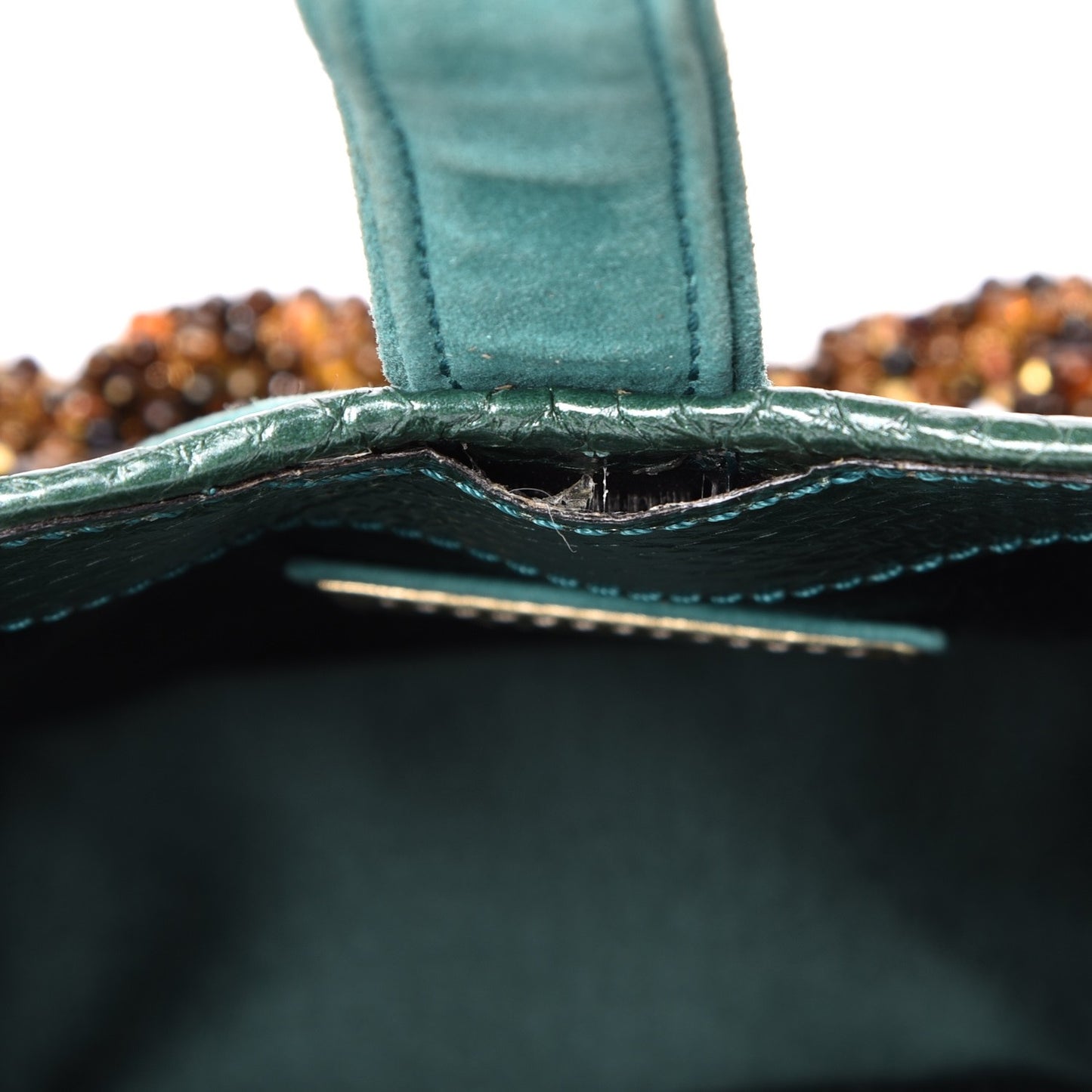 Monogram Python Suede Les Extraordinaires Draped Pochette