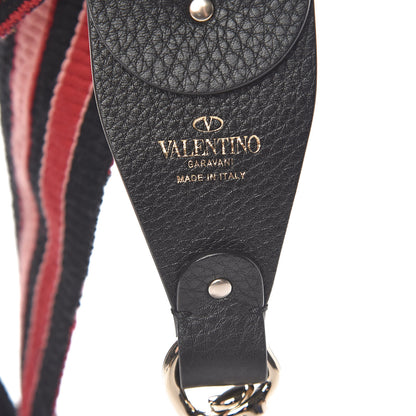 Valentino Garavani Canvas Loveblade Embroidered Rockstud Guitar Strap Multicolor 3 of 4