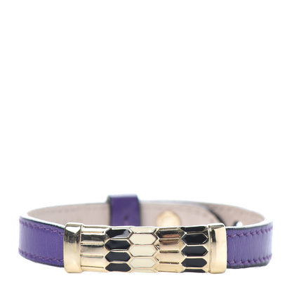 Bulgari Calfskin Serpenti Bracelet Violet Amethyst 1 of 5