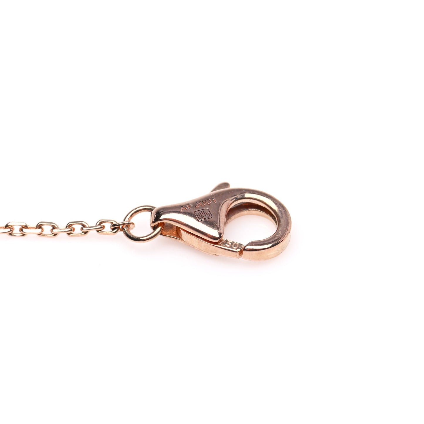 18K Pink Gold Diamond Symbols Cross Bracelet
