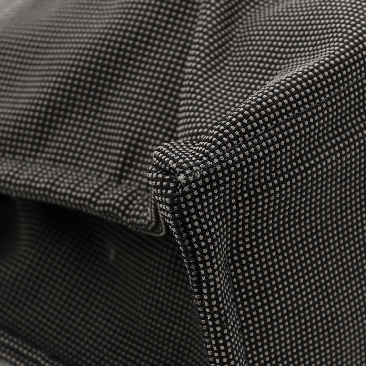 Hermes Toile Fourre Tout MM Grey Black 9 of 12