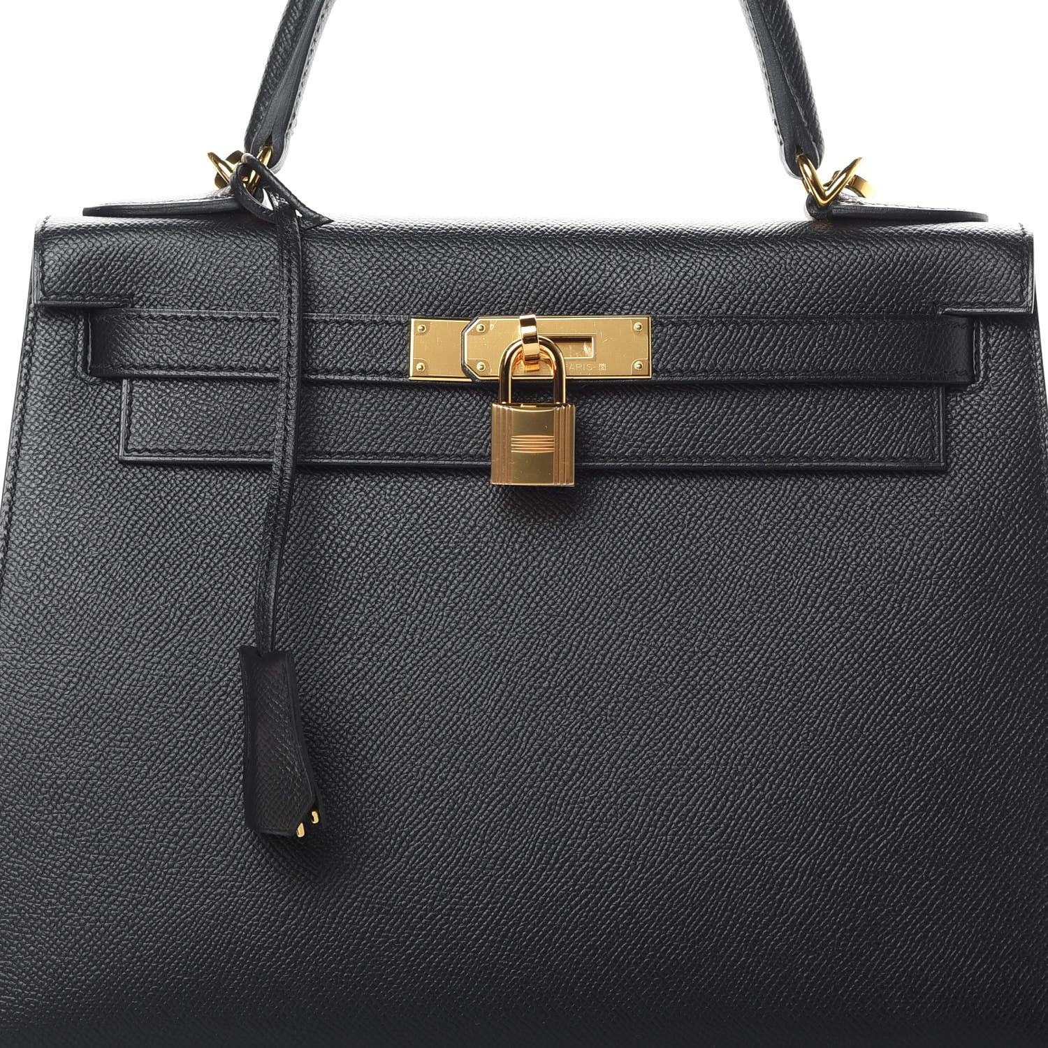 Hermes Epsom Kelly Sellier 28 Black 8 of 11