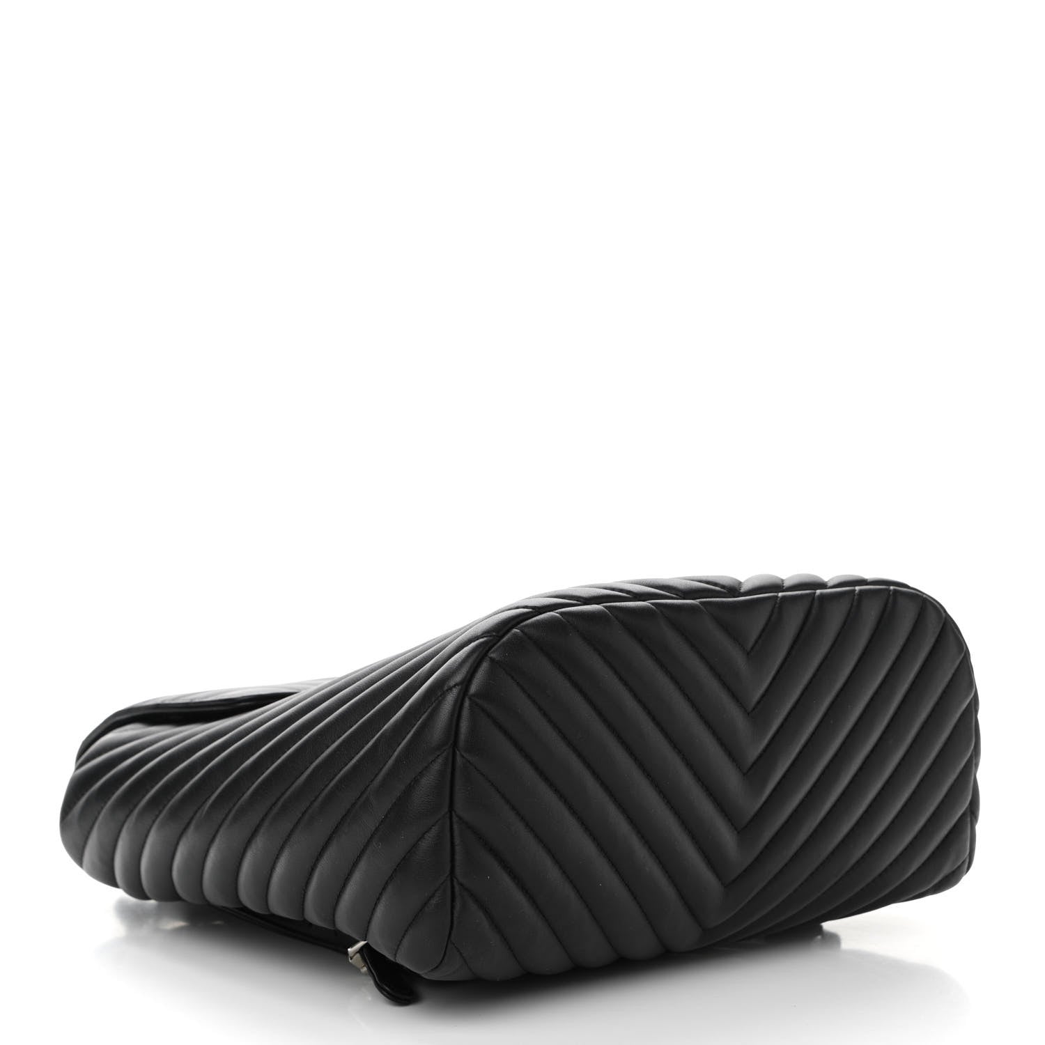 Chanel Calfskin Chevron Quilted Large Urban Spirit Backpack Black 4 of 11