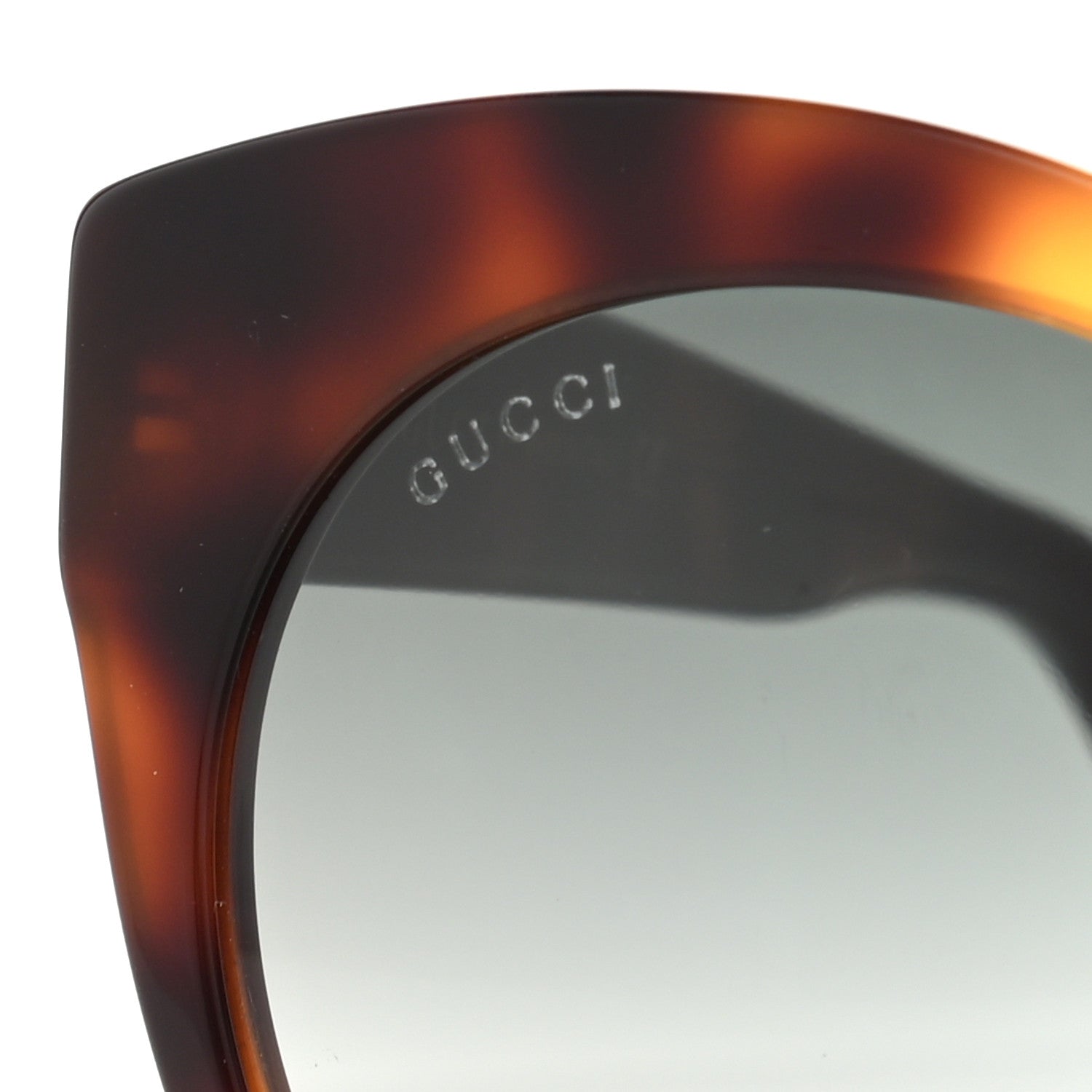 Gucci Round GG Sunglasses GG0028S Tortoise 7 of 7