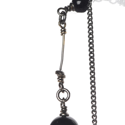 Chanel Ruthenium Bead Crystal Necklace Black 6 of 6