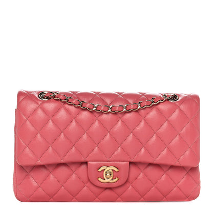 Chanel Caviar Quilted Medium Double Flap Pink 1 of 14