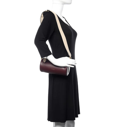 Burberry Calfskin The Barrel Bag Deep Claret Limestone 2 of 9