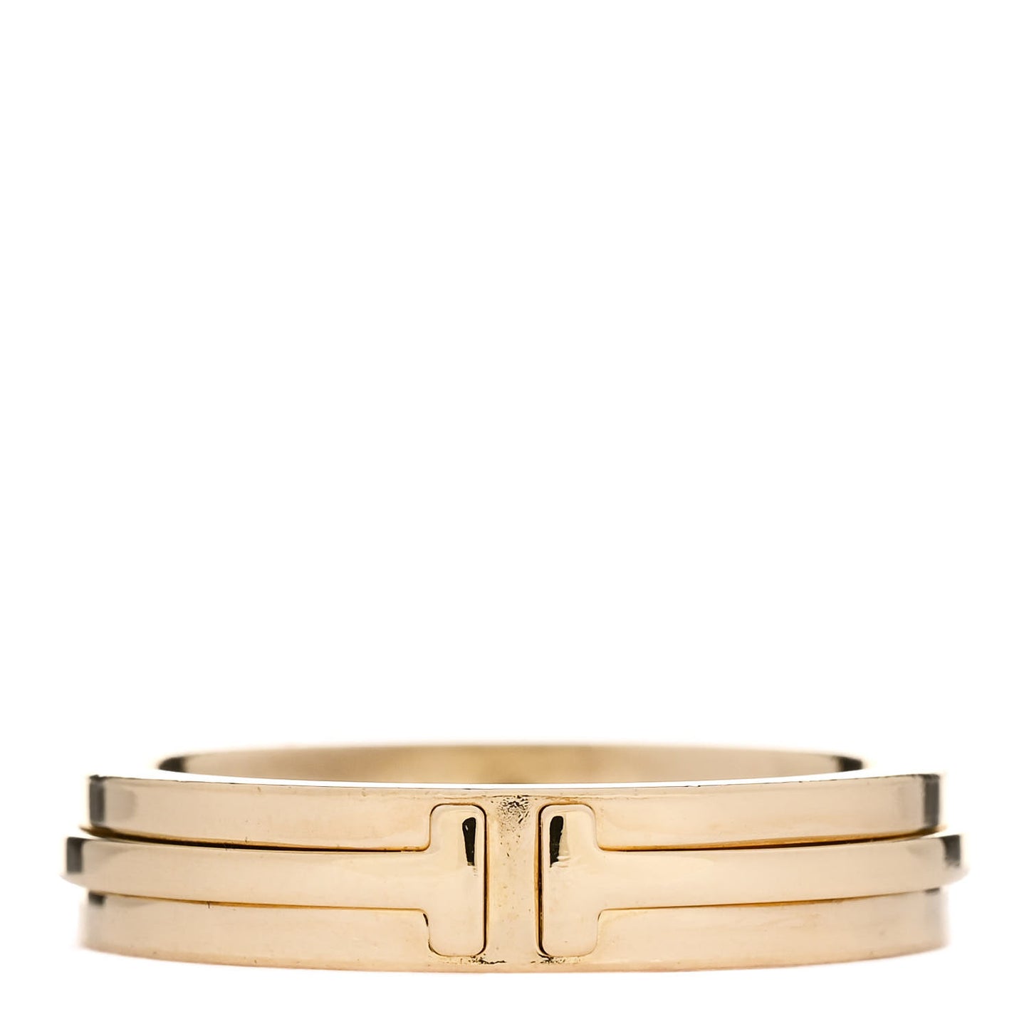 18K Yellow Gold T Two Narrow Ring 56 7.5