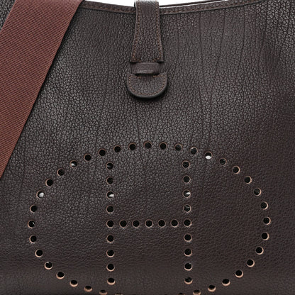 Hermes Fjord Evelyne GM Chocolate 8 of 10
