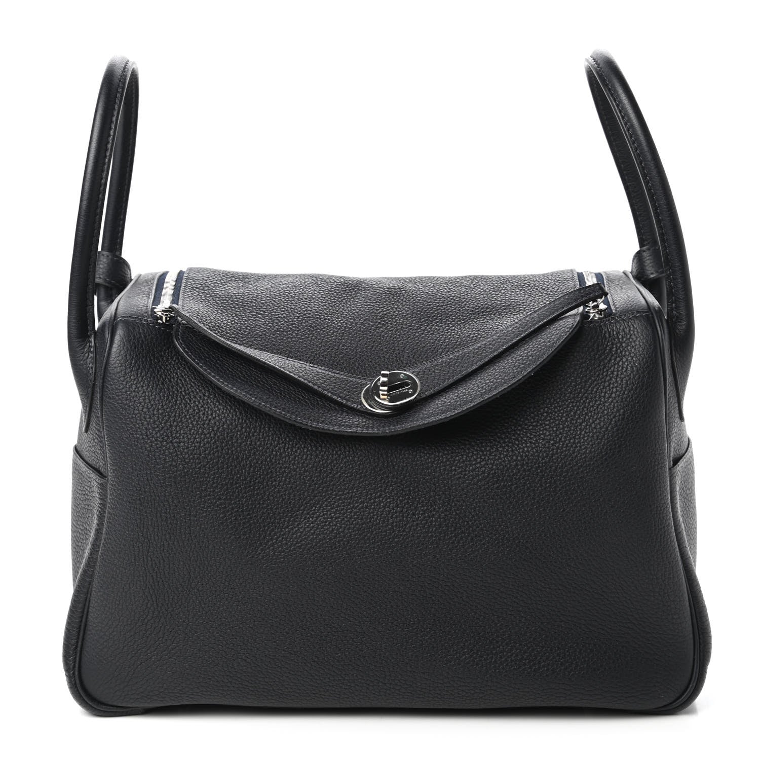 Hermes Taurillon Clemence Lindy 34 Indigo 1 of 9