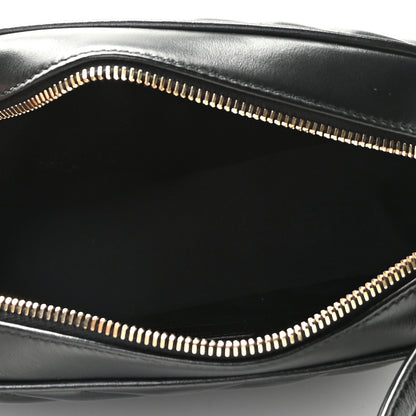 Saint Laurent Calfskin Matelasse Monogram Lou Camera Bag Black 8 of 11