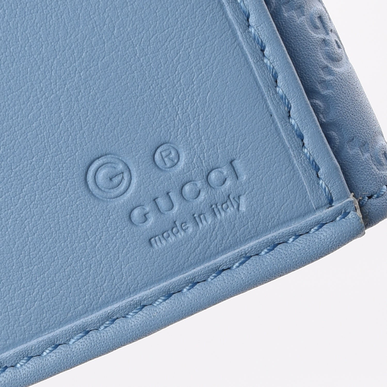 Gucci Microguccissima Continental Flap Wallet Mineral Blue 6 of 8