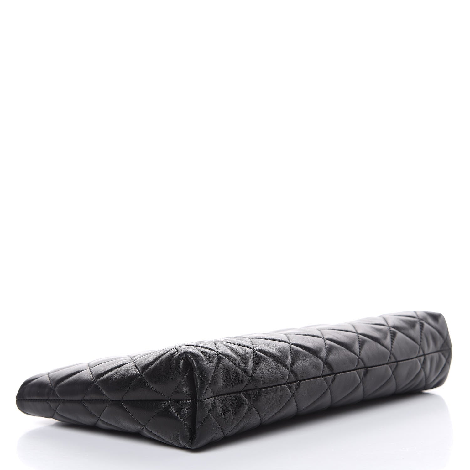 Chanel Lambskin Quilted Clutch Black 4 of 9