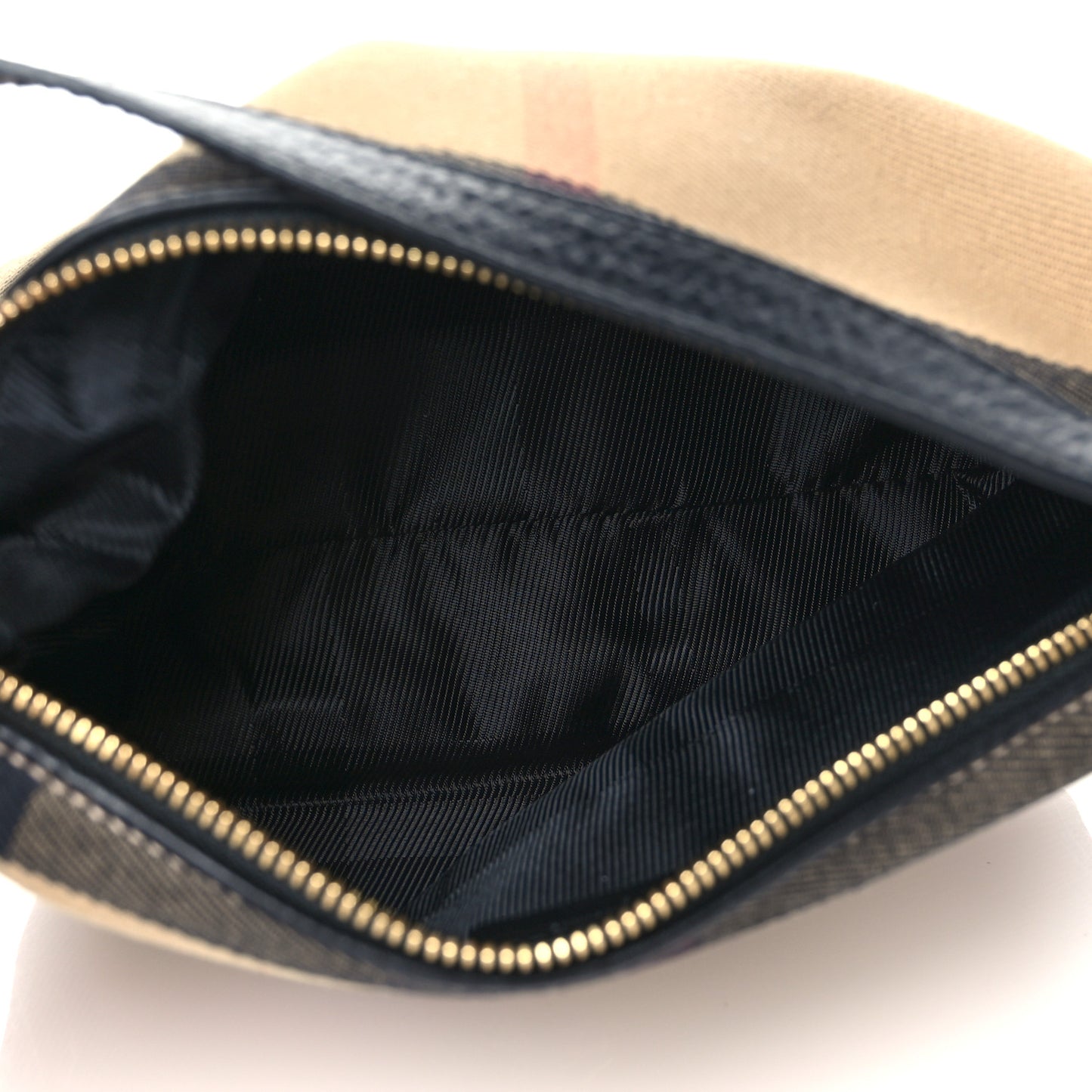 Canvas Check Mini Bag Brown