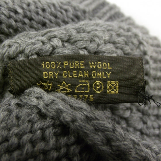 Wool Hat and Scarf Set Gray