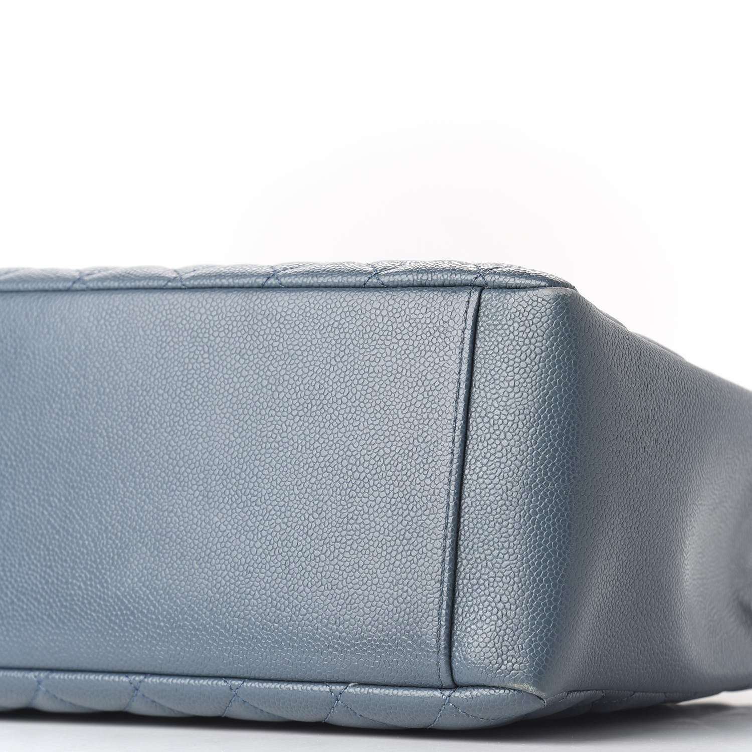 Chanel Caviar Quilted Grand Shopping Tote GST Blue 6 of 11