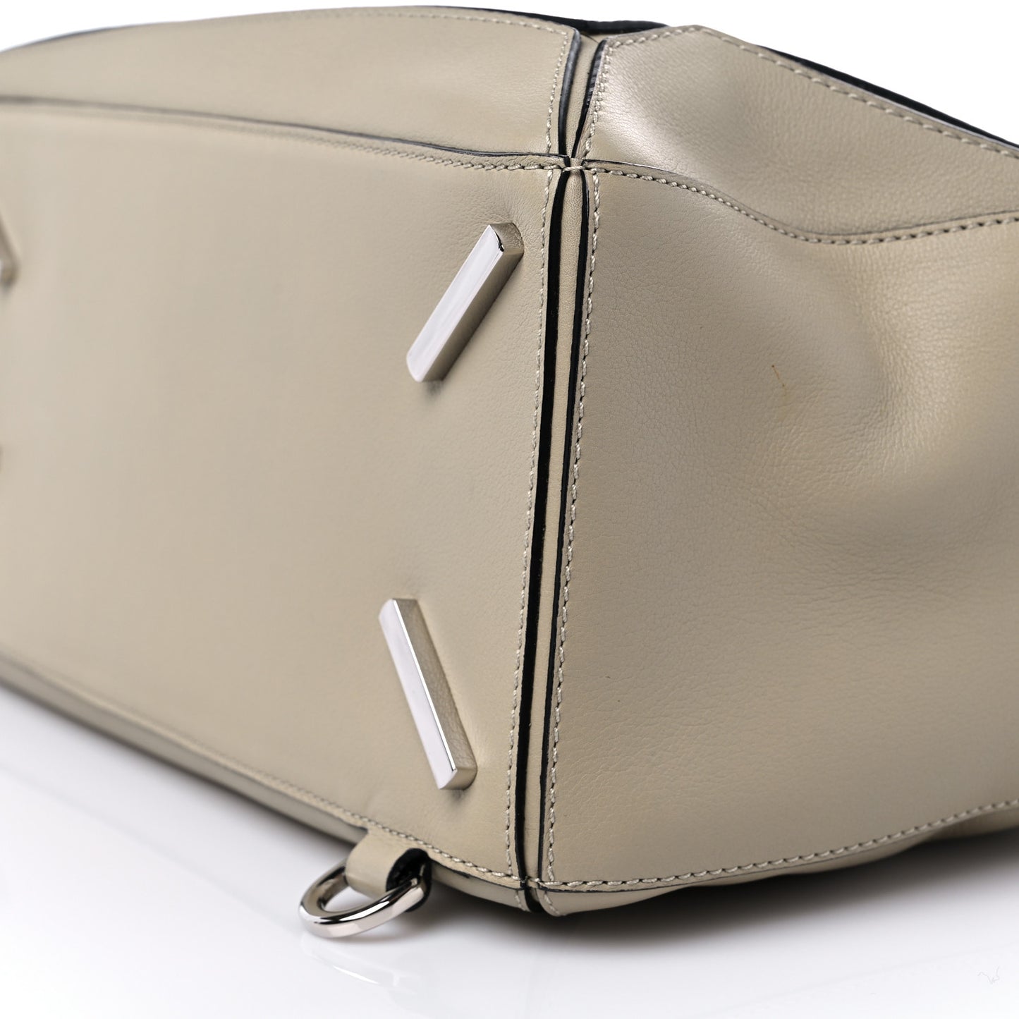 Calfskin Medium Puzzle Bag Light Oat