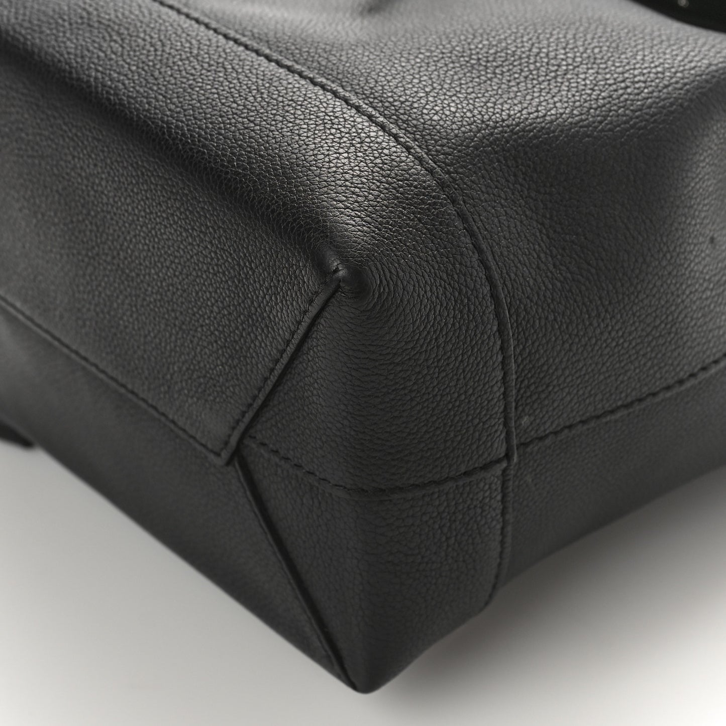 Calfskin Lockme Backpack Black