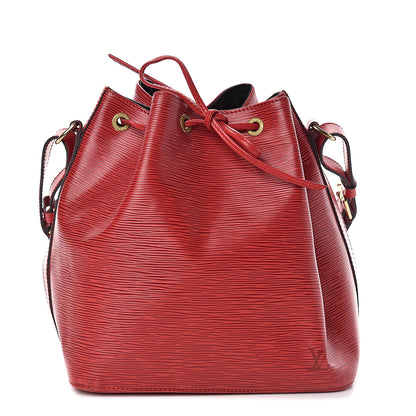 Louis Vuitton Epi Petit Noe Red 1 of 8