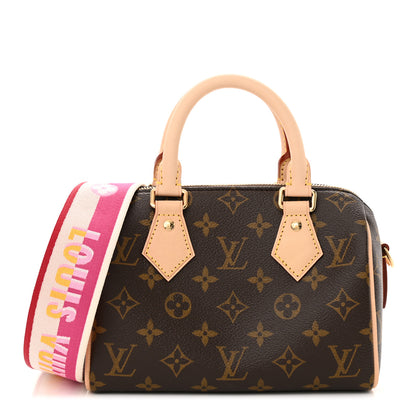 Louis Vuitton Monogram Speedy Bandouliere 20 Fuchsia 1 of 11