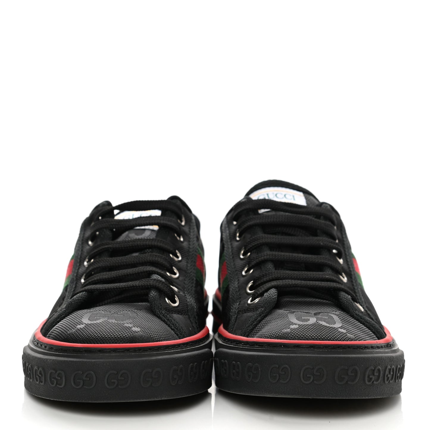 Econyl Nylon Web Monogram Off The Grid Womens 1977 Tennis Sneakers 38 Black