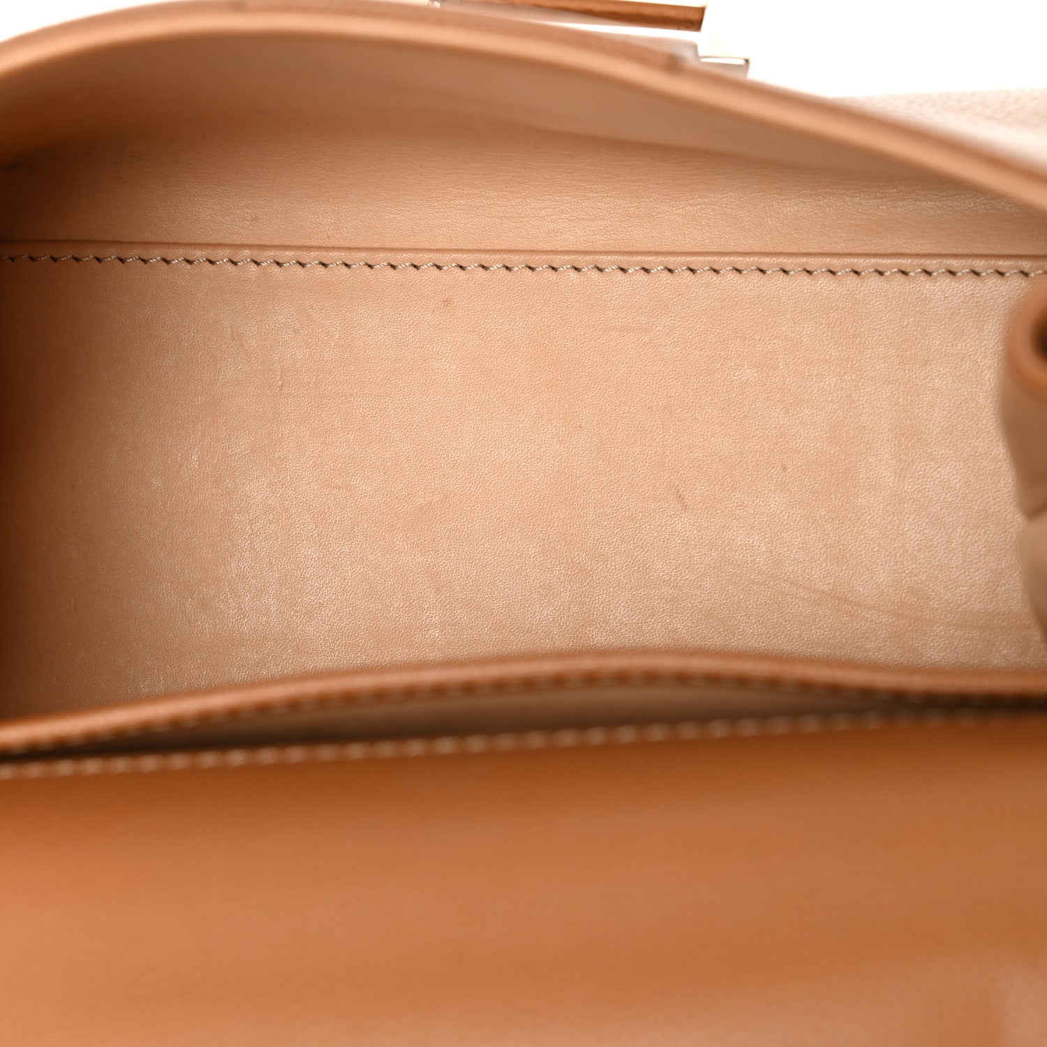 Delvaux Grained Calfskin Mini Brillant Satchel Natural 6 of 12