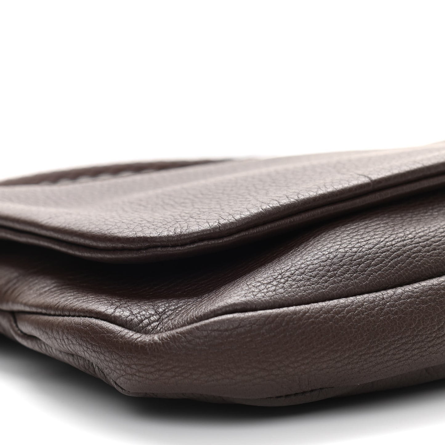 Cervo Flap Shoulder Bag Ebano